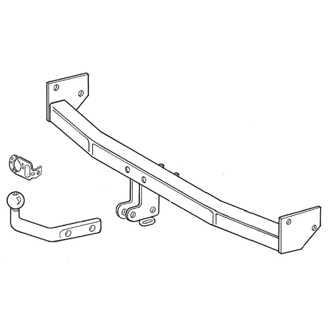 Attelage ''col De Cygne'' Démontable Avec Outils Bosal 052-631