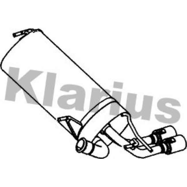 Silencieux Arrière Klarius 221025