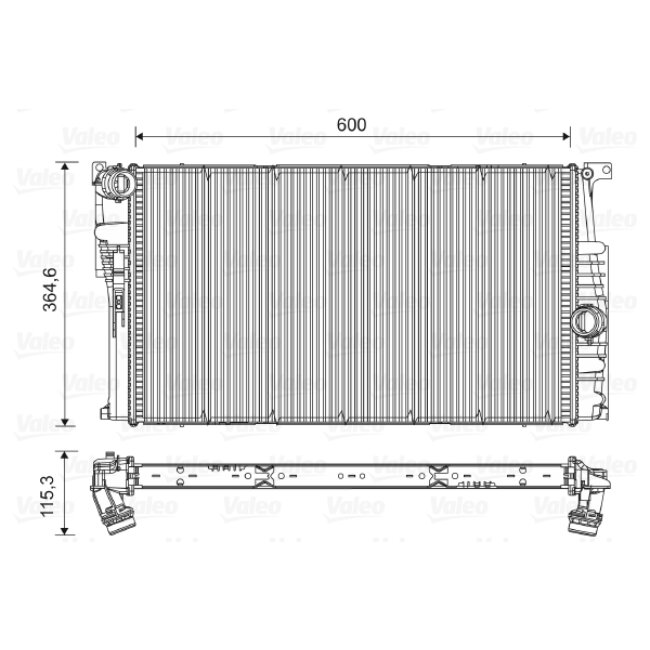 Radiateur De Refroidissement Valeo 735454