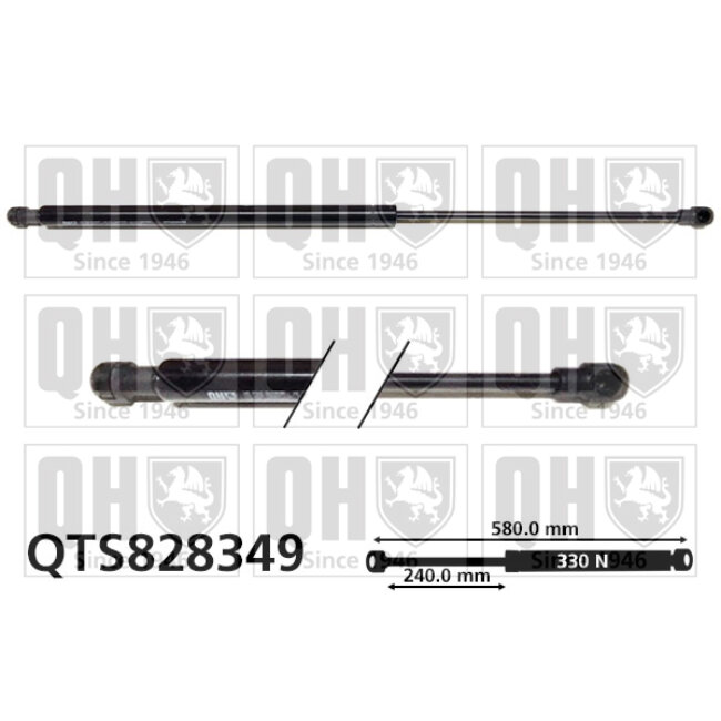 Vérin De Capot Quinton Hazell Qts828349