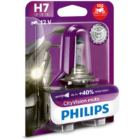 1 ampoule 2 roues Philips H7 City Vision