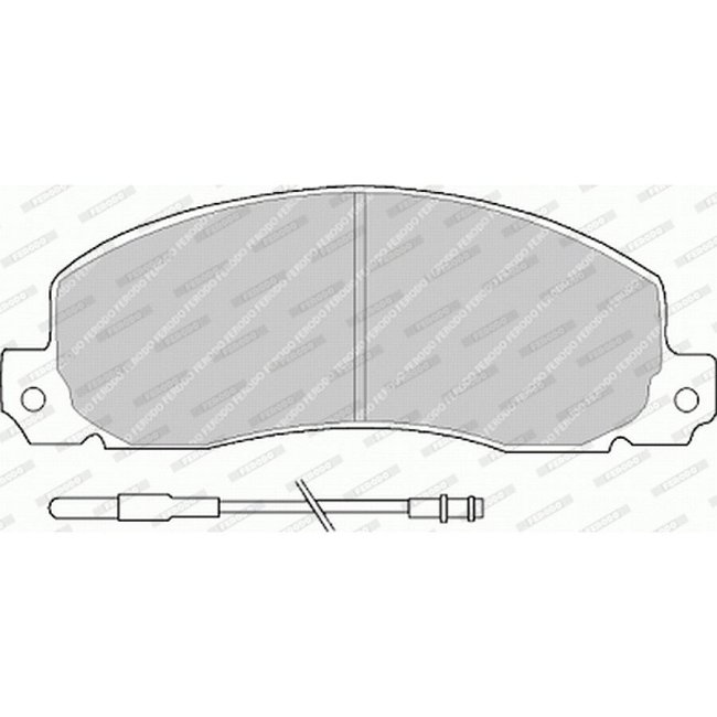4 Plaquettes De Frein Ferodo Fvr414
