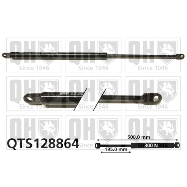 Vérin De Coffre Quinton Hazell Qts128864