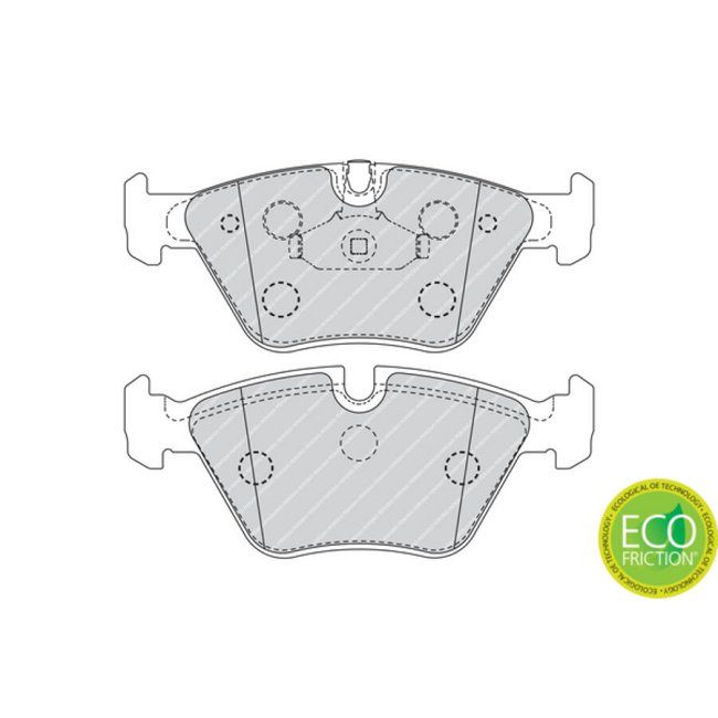 4 Plaquettes De Frein Ferodo Fdb4752