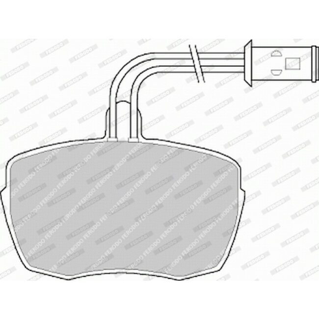 4 Plaquettes De Frein Ferodo Fvr543