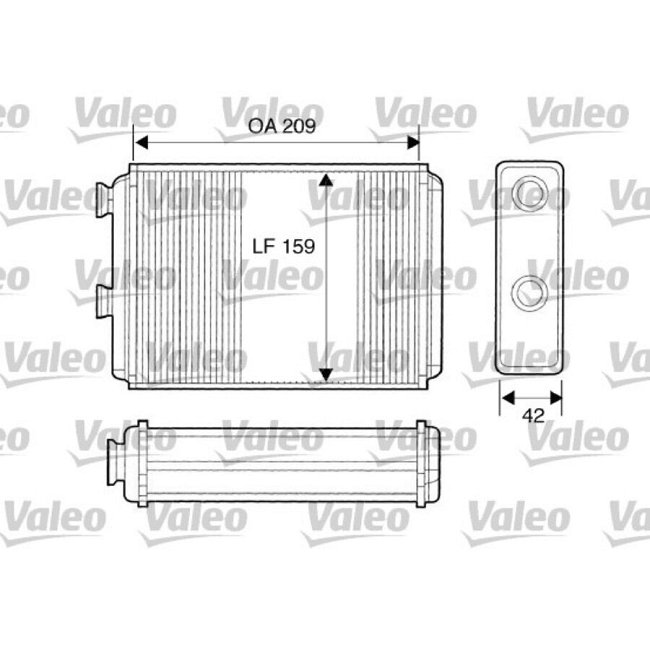 Radiateur De Chauffage Valeo 812280
