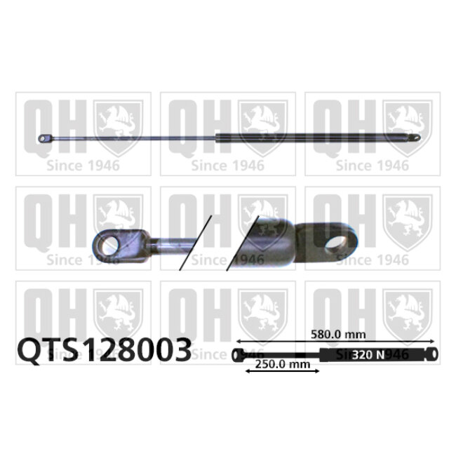 Vérin De Coffre Quinton Hazell Qts128003