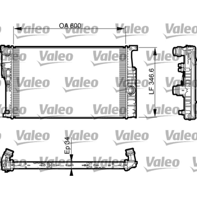 Radiateur De Refroidissement Valeo 735456