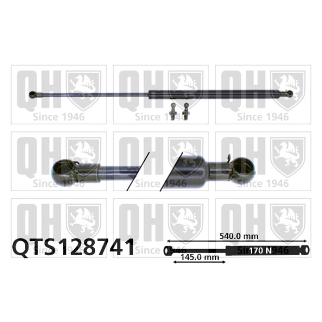 Vérin De Vitre Arrière Quinton Hazell Qts128741