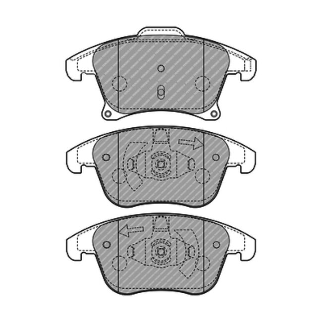 4 Plaquettes De Frein Ferodo Fdb4445