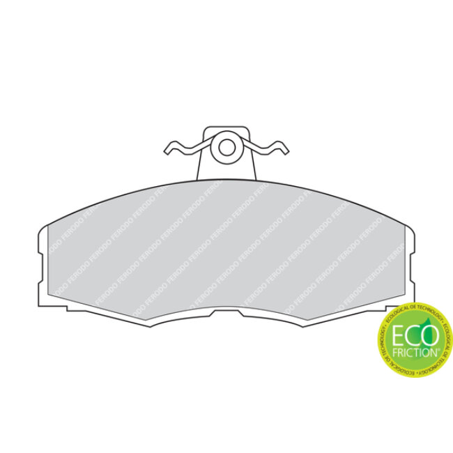 4 Plaquettes De Frein Ferodo Fdb275