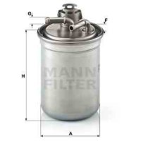Filtre à carburant MANN-FILTER WK823/3X