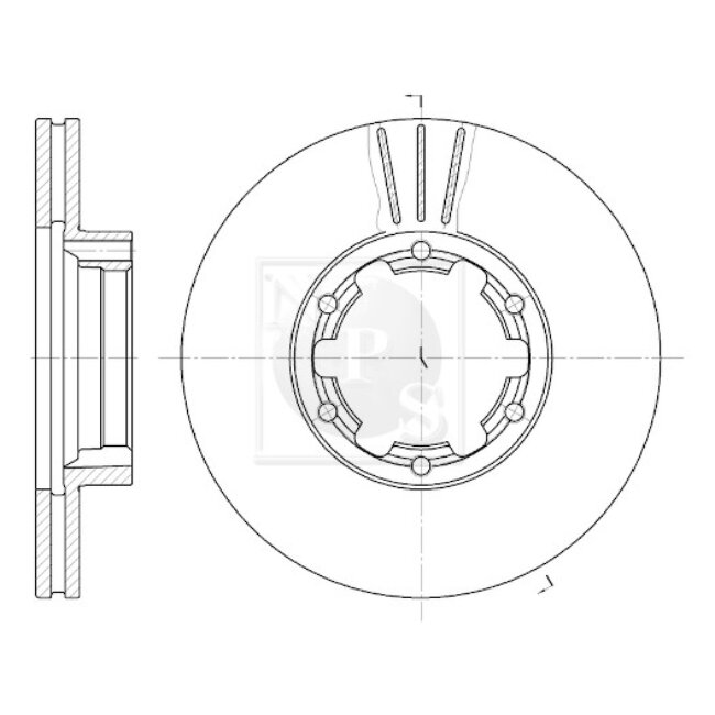 1 Disque De Frein Nps N330n96