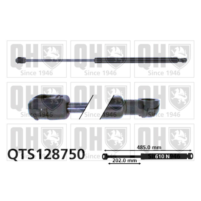 Vérin De Coffre Quinton Hazell Qts128750