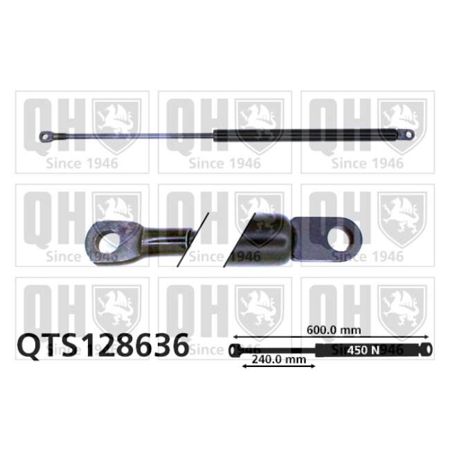 Vérin De Coffre Quinton Hazell Qts128636