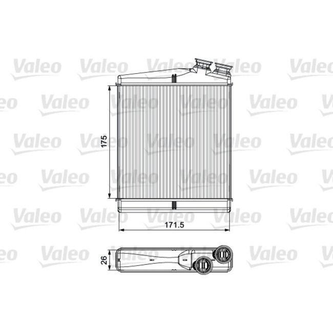 Radiateur De Chauffage Valeo 811512