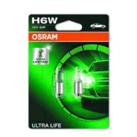 2 Ampoules OSRAM H6W Ultralife 12V