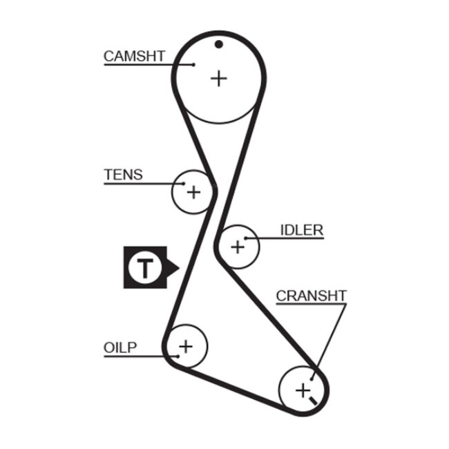 Courroie De Distribution Gates 5056