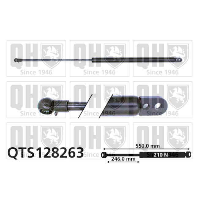 Vérin De Coffre Quinton Hazell Qts128263