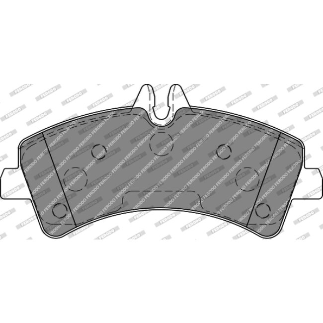4 Plaquettes De Frein Ferodo Fvr1779