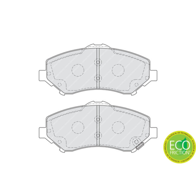 4 Plaquettes De Frein Ferodo Fdb4074