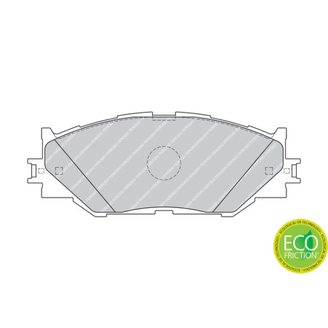 4 Plaquettes De Frein Ferodo Fdb1936