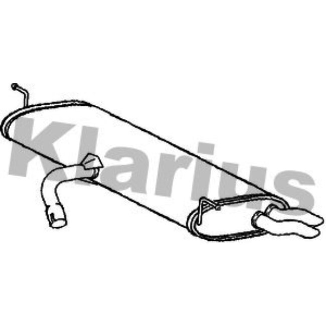 Silencieux Arrière Klarius 220807