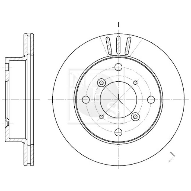 1 Disque De Frein Nps S330i08