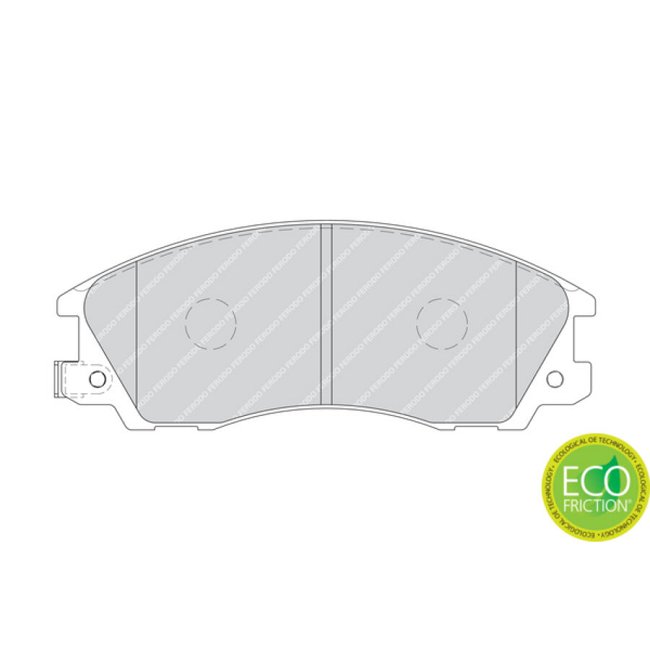 4 Plaquettes De Frein Ferodo Fdb1670