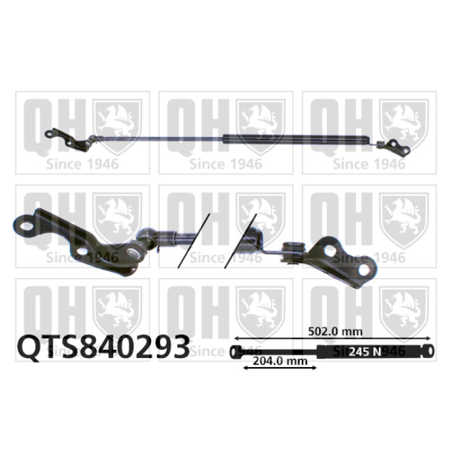 Vérin De Coffre Quinton Hazell Qts840293