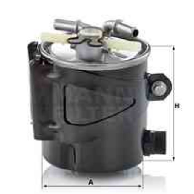 Filtre À Carburant Mann-filter Wk919/1