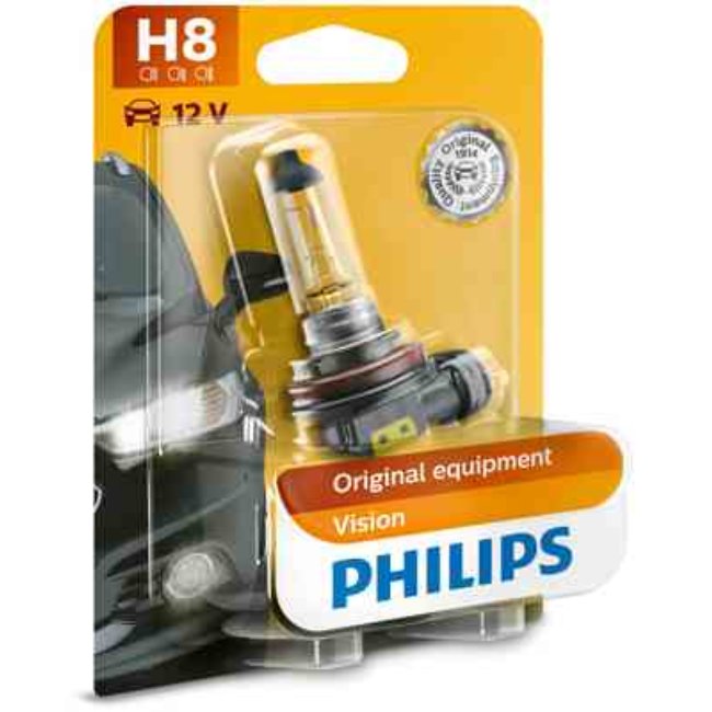 1 Ampoule Philips H8 Vision 35 W 12 V