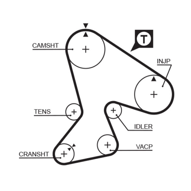 Courroie De Distribution Gates 5040