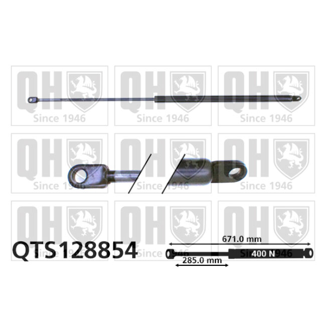 Vérin De Coffre Quinton Hazell Qts128854