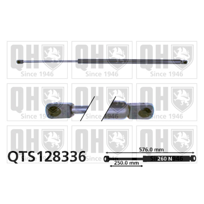 Vérin De Coffre Quinton Hazell Qts128336