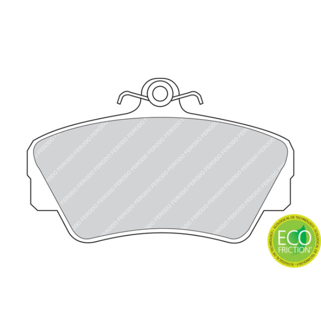 4 Plaquettes De Frein Ferodo Fdb671