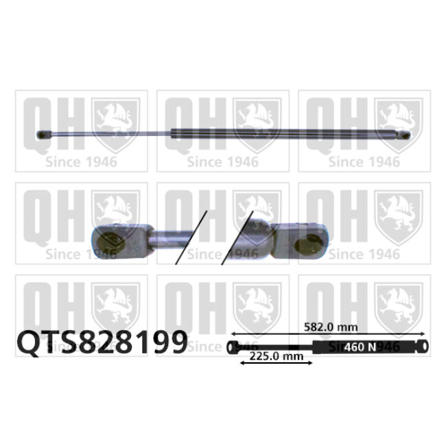 Vérin De Coffre Quinton Hazell Qts828199