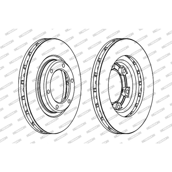 2 Disques De Frein Ferodo Ddf769