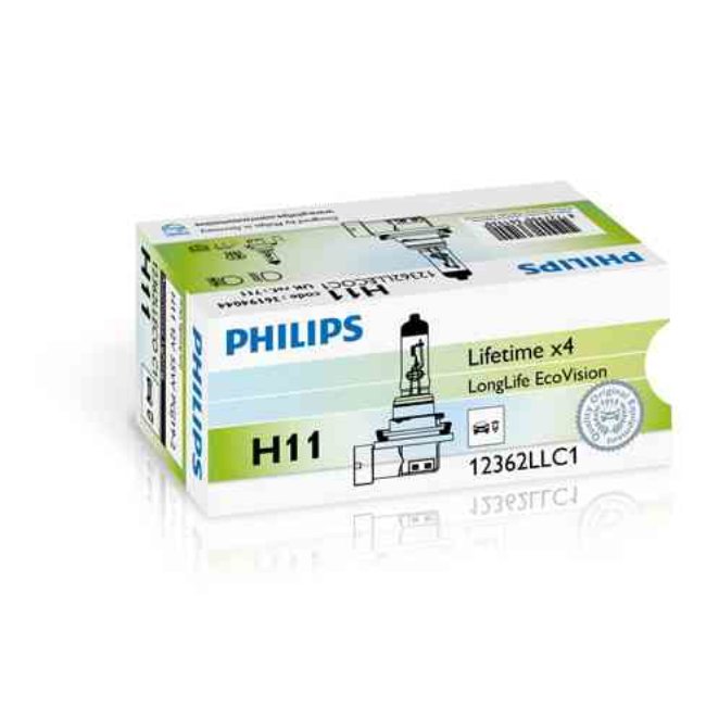 1 Ampoule Philips H11 Vision 55 W 12 V