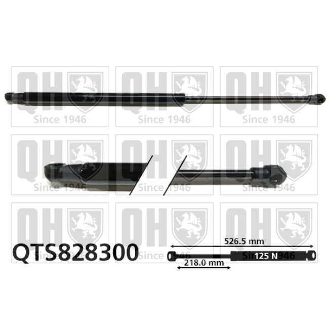 Vérin De Vitre Arrière Quinton Hazell Qts828300