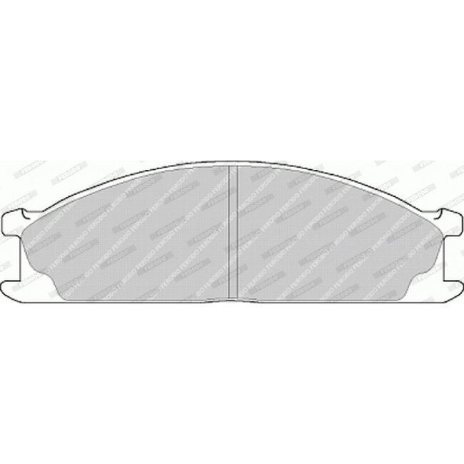 4 Plaquettes De Frein Ferodo Fvr641