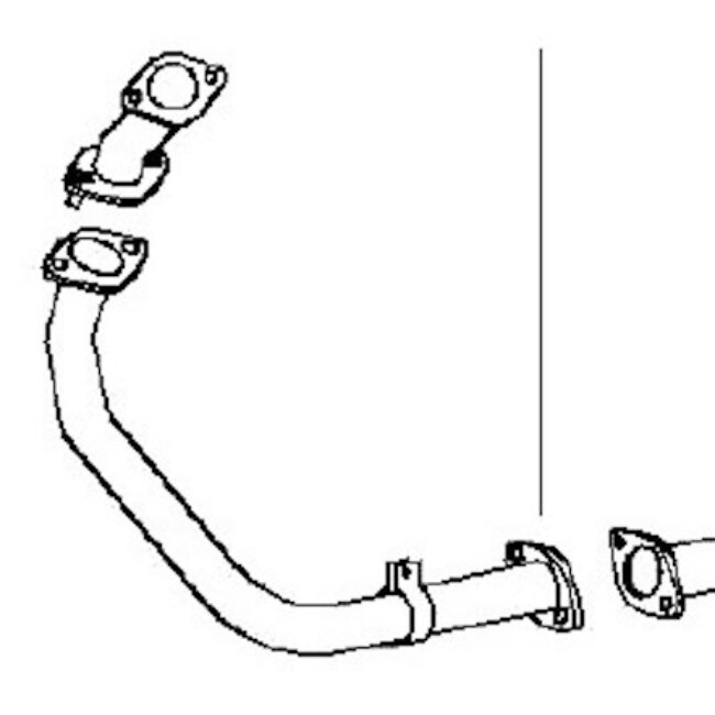 Tube D'échappement Nps M430a208