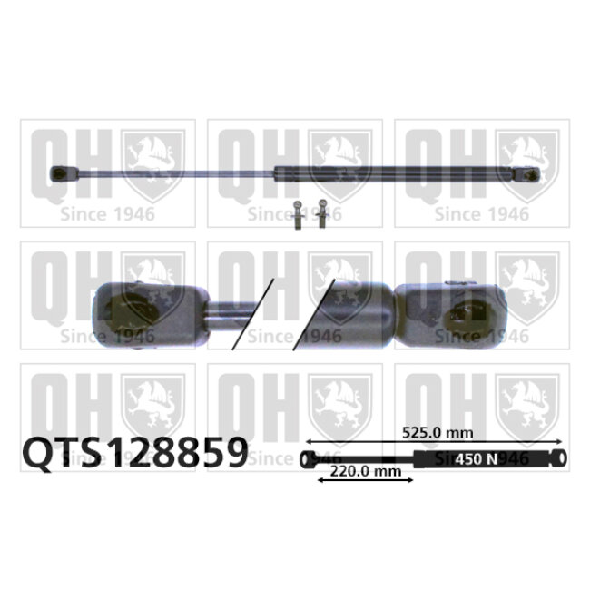 Vérin De Coffre Quinton Hazell Qts128859