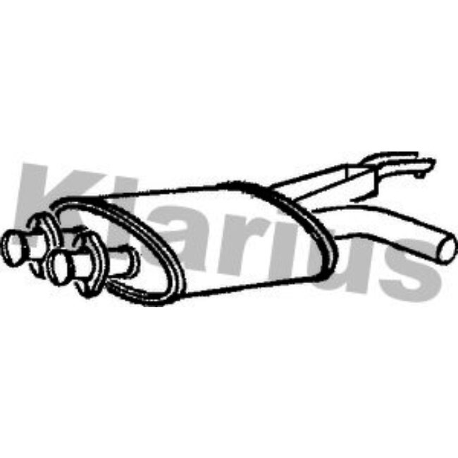 Silencieux Intermédiaire Klarius 210021