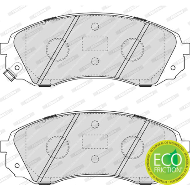 4 Plaquettes De Frein Ferodo Fdb4113
