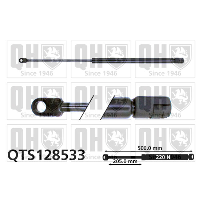 Vérin De Coffre Quinton Hazell Qts128533