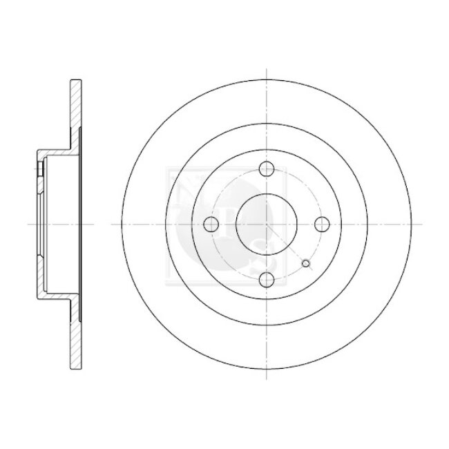 1 Disque De Frein Nps M331a22