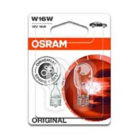 2 Ampoules OSRAM W16W Original 12V