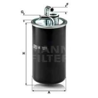 Filtre à carburant MANN-FILTER WK722/1