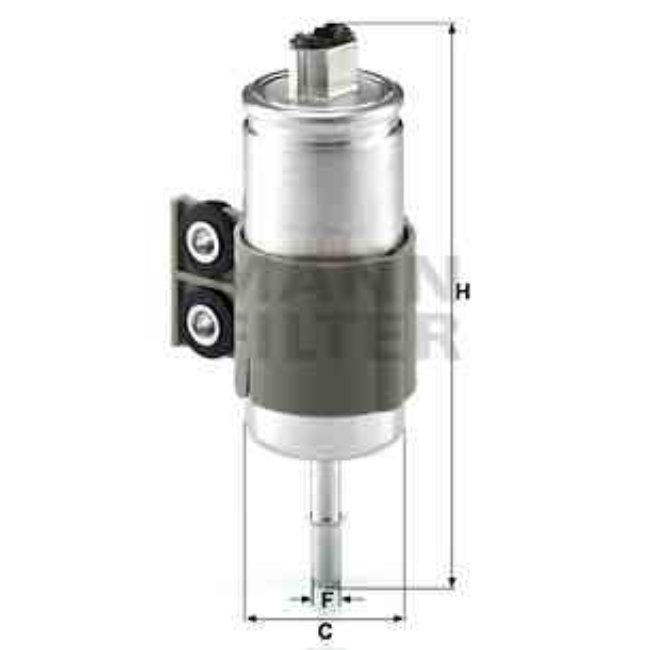 Filtre À Carburant Mann-filter Wk611/6